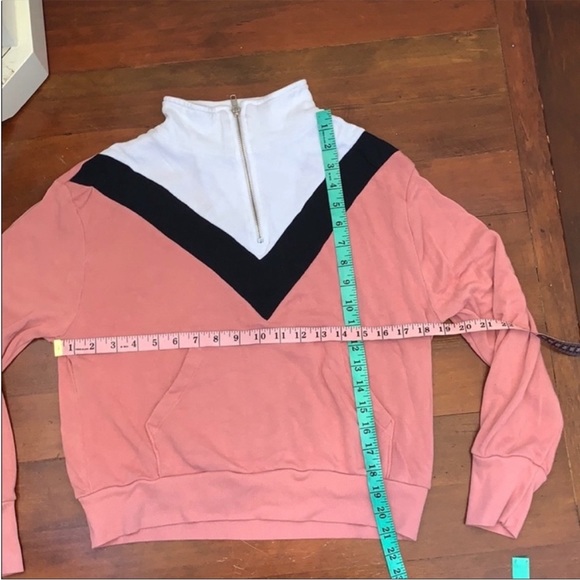 Like New Wildfox Blocked Soto Warm-Up Sport Raina Sweatsuit Mulled Rose Multi - Picture 6 of 15